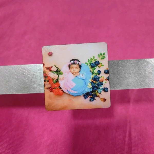 Mini MDF Fridge Magnet - Square Shape