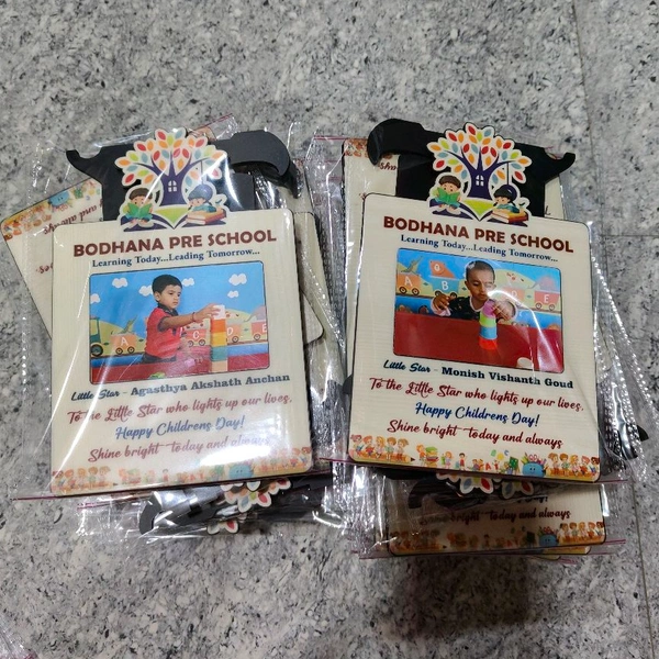 Personalized Pre-School Graduation MDF Photo Frame – Bodhana Pre-School Theme