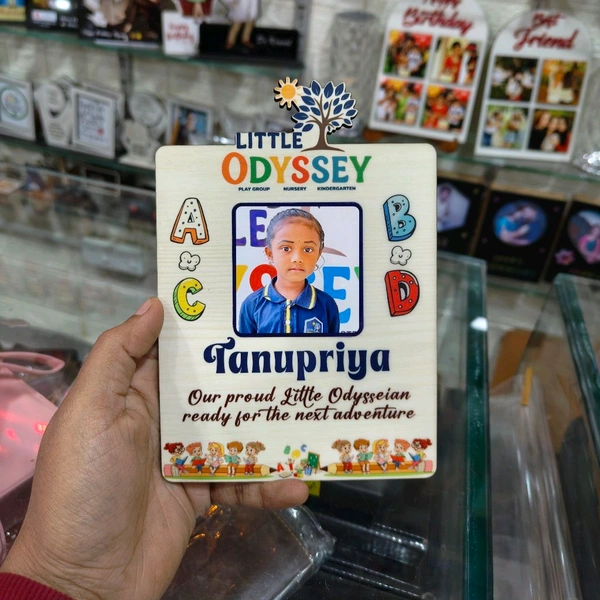 Personalized Pre-School Graduation MDF Photo Frame – Little Odyssey Theme