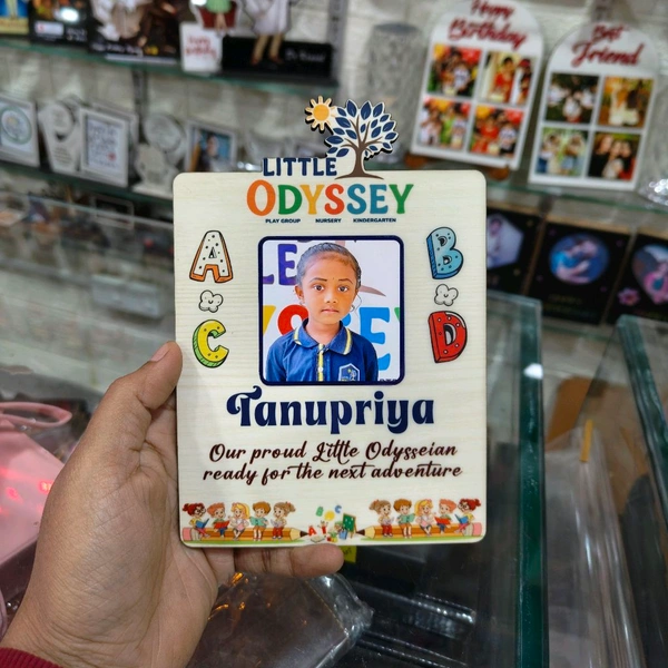 Personalized Pre-School Graduation MDF Photo Frame – Little Odyssey Theme