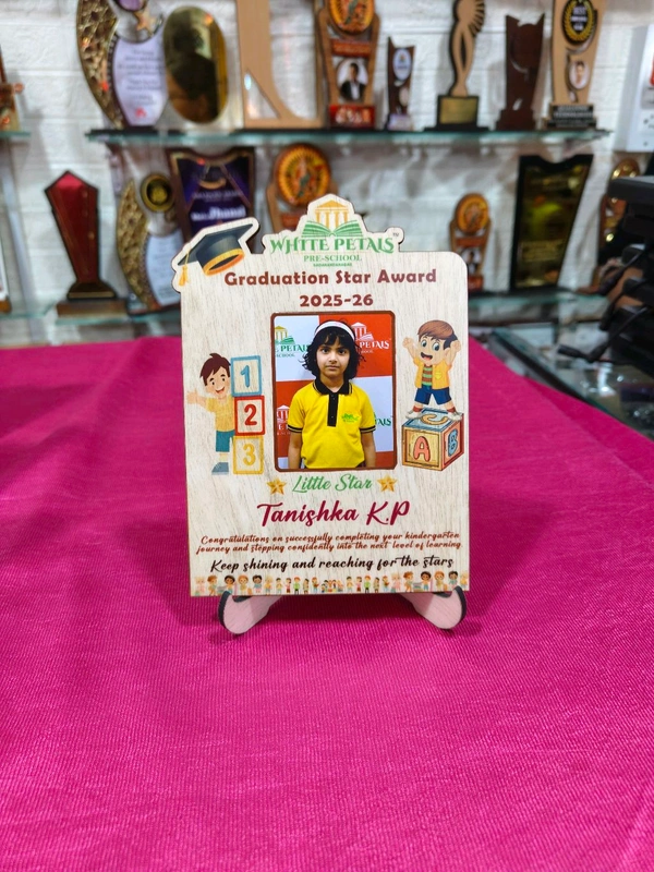 White Petals School Frame 