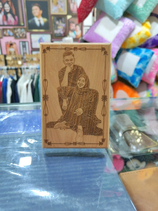 4x6" Inch - Engraved Wooden Plaque