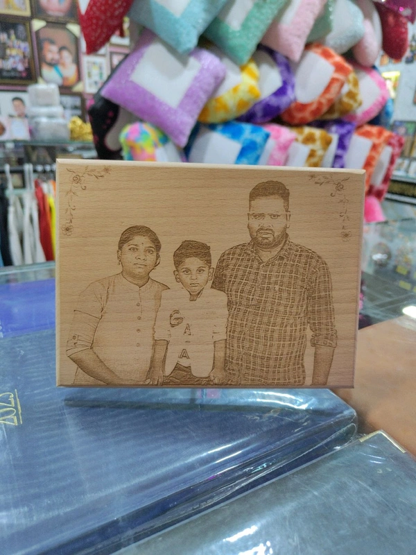 4x6" Inch - Engraved Wooden Plaque