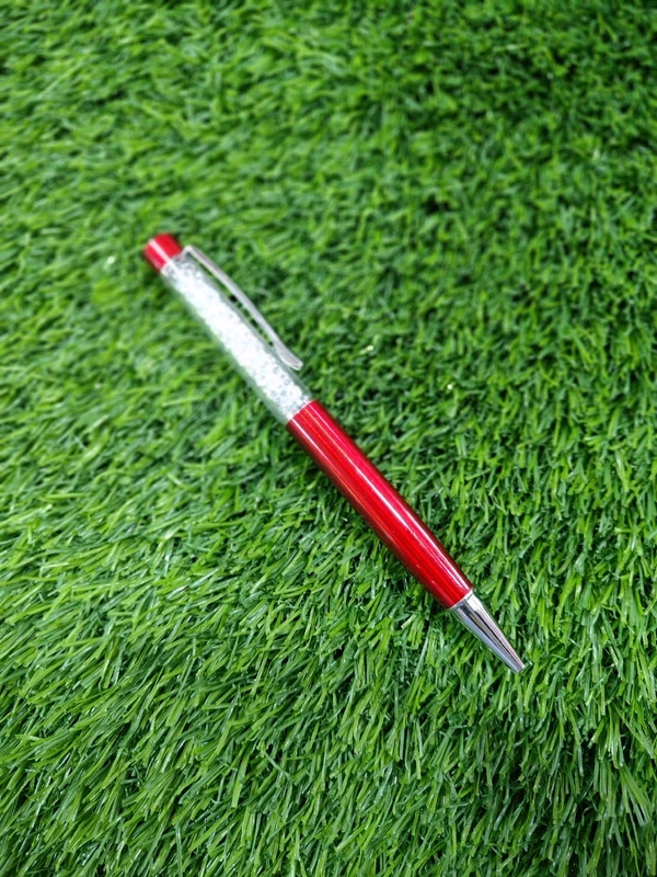 White Stone Pen - Red