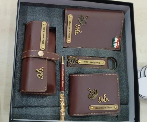 Gents 5 pc Wallet Combo - Dark Brown