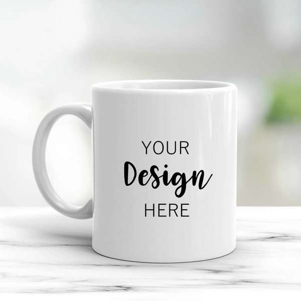 Personalized White Coffee Mug 325ml – Custom Photo, Logo & Text Printing