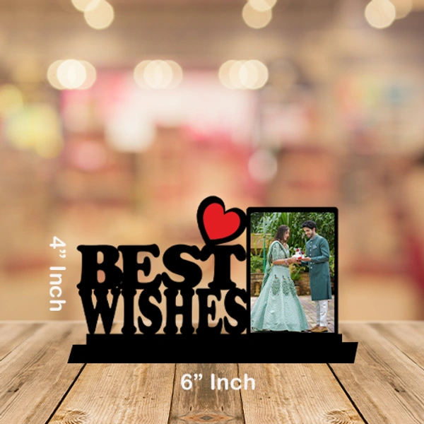 Best Wishes - 4x6" MDF Table Frame
