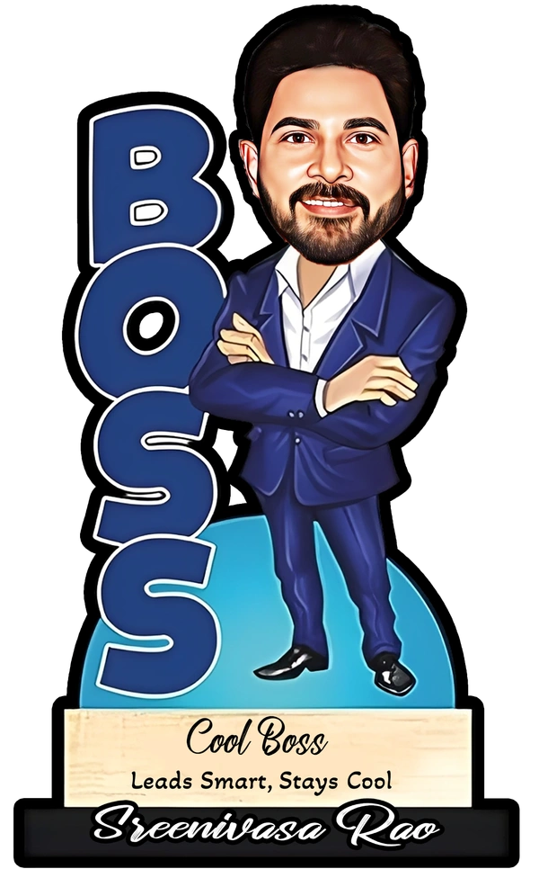 ACC43 - BOSS - Caricature Cartoon Frame 