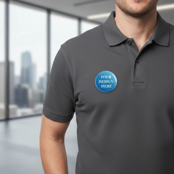 58MM Personalized Round Badge with Pin