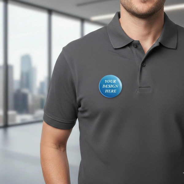 58MM Personalized Round Badge with Pin