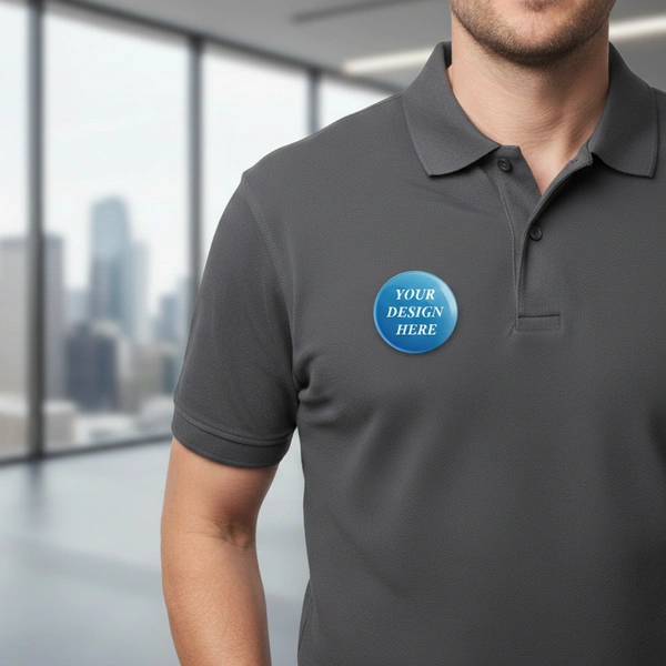 58MM Personalized Round Badge with Pin