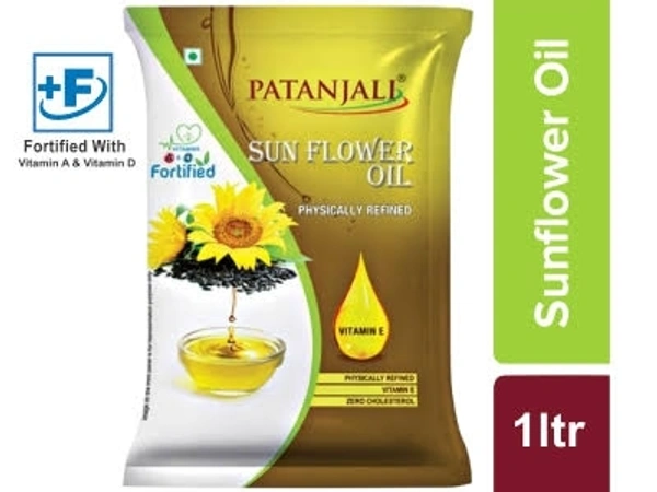 PATANJALI Sunflower Oil 1L pouch 