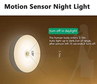 BMIS PIR Rechargeable Motion Sensor LED Light with USB Charging - White