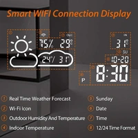 BMIS TOUCH SCREEN MIRROR WITH BLUETOOTH - 18 inch x 24 inch = 3 sq ft, White