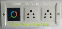 BMIS  Touch (Feather Push Type)Remote Control Switch 5ch(4+1)  - Indian Standard Modular Plate
