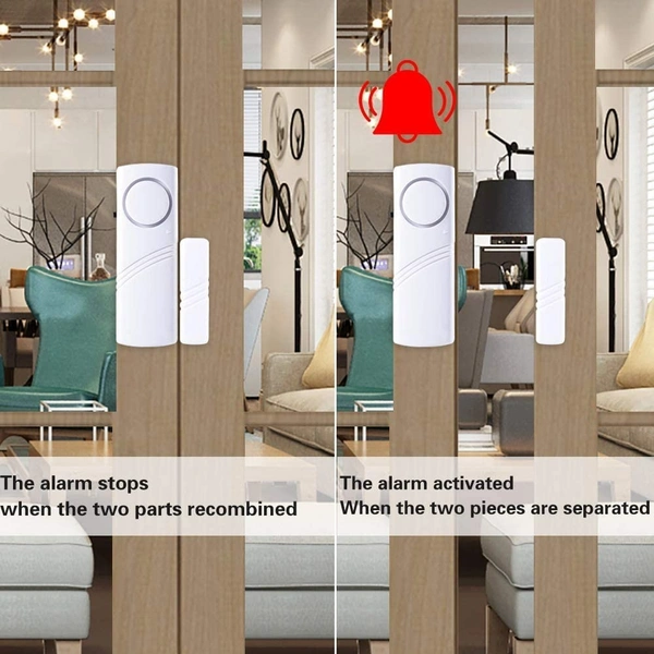 BMIS   Anti-theft Alarm Device for Door/ Windows (Battery Operated) - Compact size
