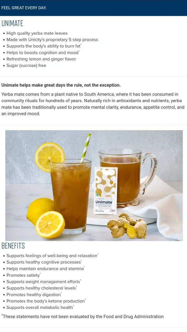 UNICITY  UNIMATE  - Corn