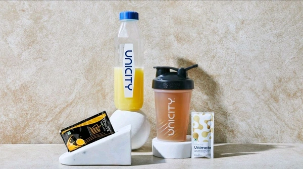 UNICITY  Unicity Feel Great Pack  - Web Orange, 6"X3"x4"