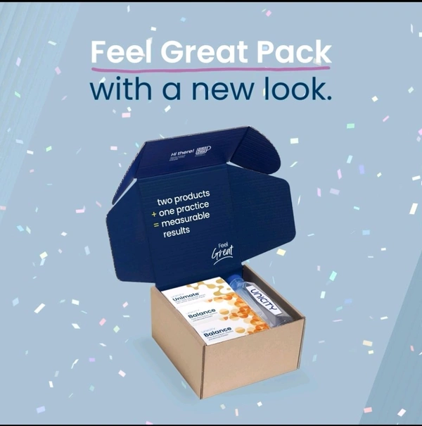 UNICITY  Unicity Feel Great Pack  - Web Orange, 6"X3"x4"