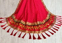Marwadi Dupatta - Free, Mexican Red