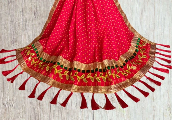 Marwadi Dupatta - Free, Mexican Red
