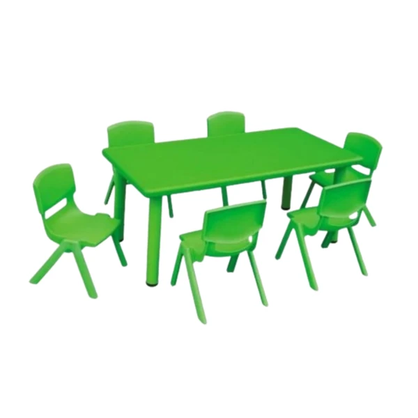 PlayTool Regular Rectangle Shape Table (Without Chair)