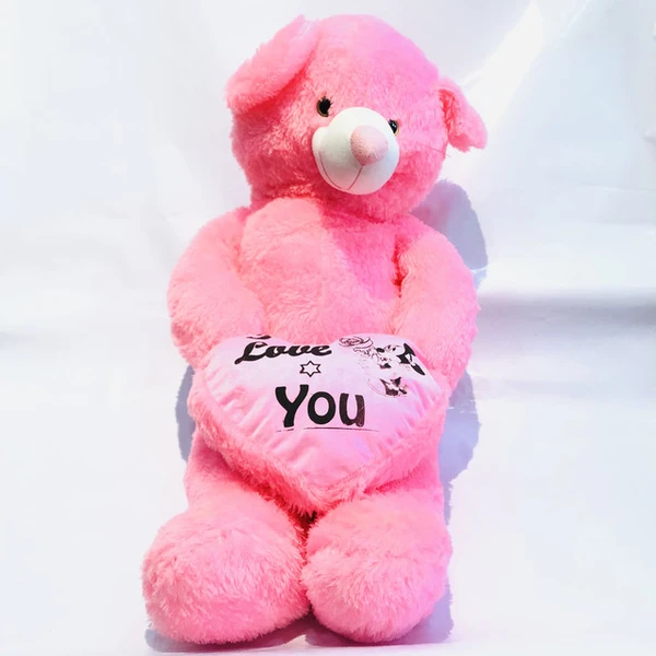 4 ft Pink teddy