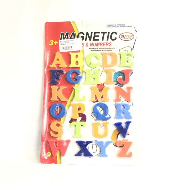 Magnetic Letters & Numbers 12865 - SKU112CODE