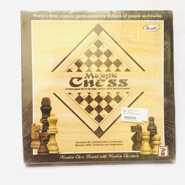 Majestic Wooden Chess 13192 - SKU792CODE