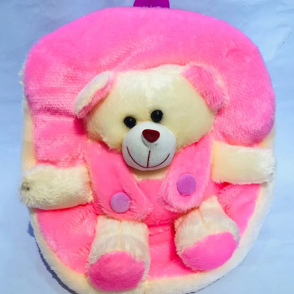 Fur Teddy Cute School Bag - Pink, SKU294CODE