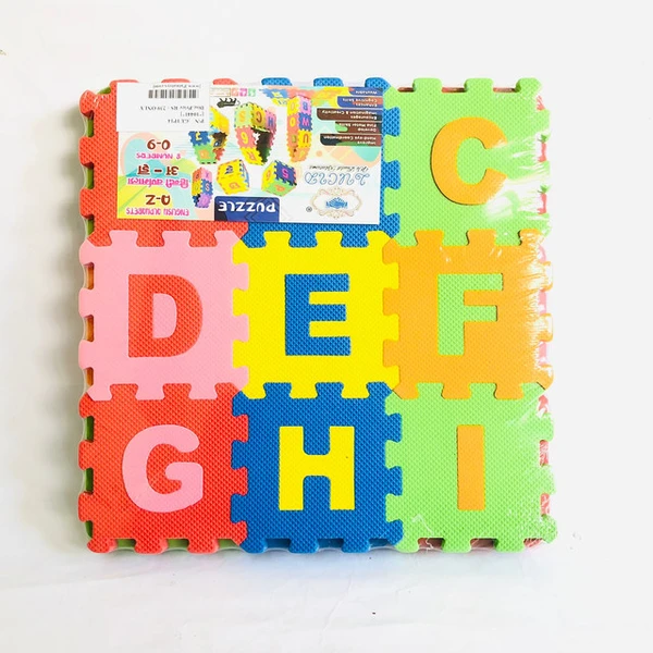 Alphabet and number Puzzle mat