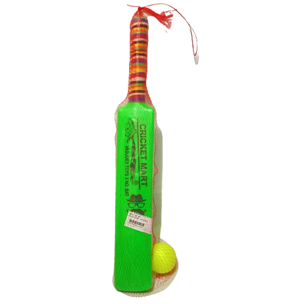 Cricket Mart bat ball plastic set