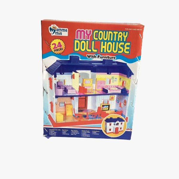 My Country Doll House With Furniture Mamma Mia 24 Pieces - SKU364CODE