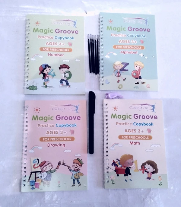 Magic Groove Practice Copybook Age 3+ For Preschools Math