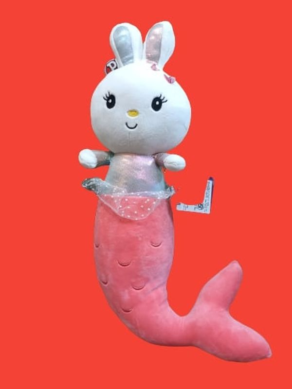 Mermaid Bunny 40 Cm Soft Toy - Pink, SKU792CODE