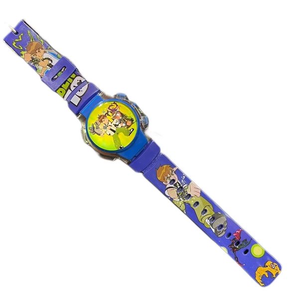 Light Cap Watch - Purple Ben10, SKU154CODE