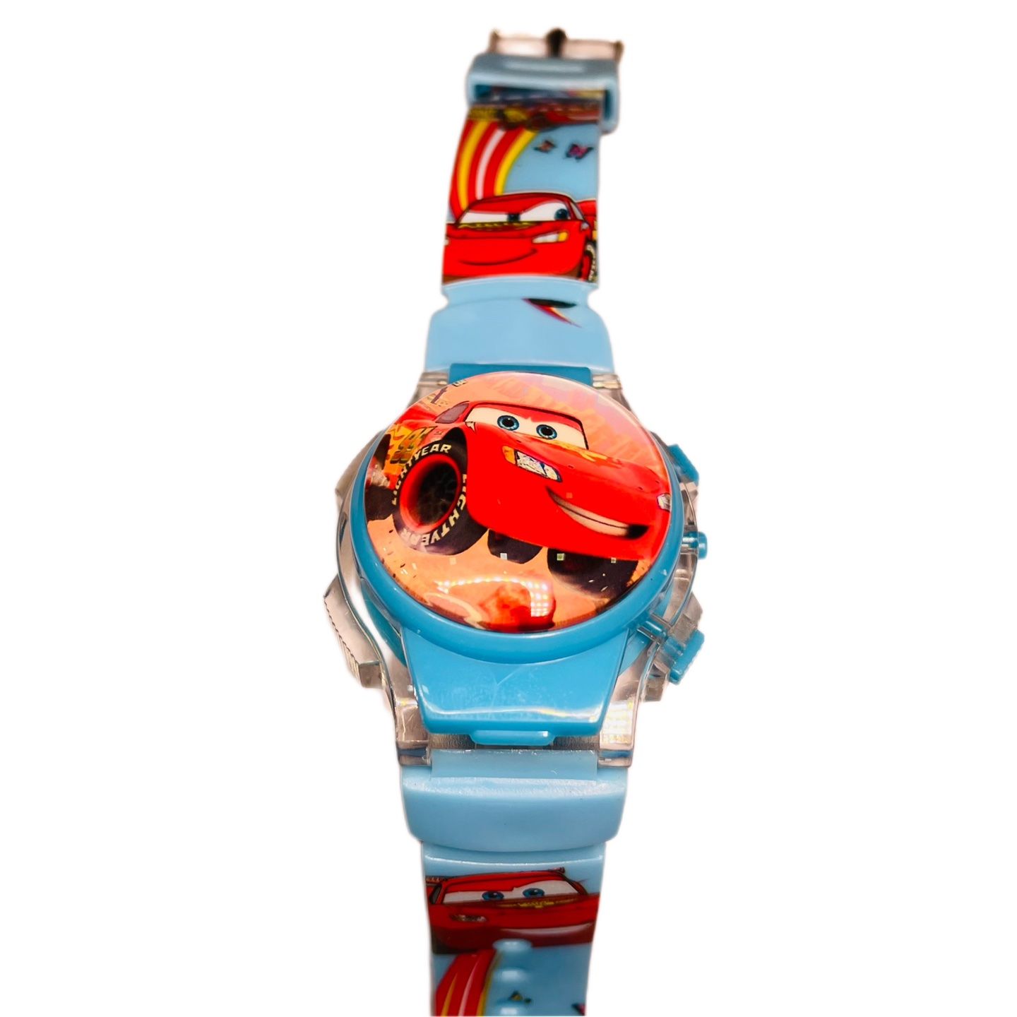 CARS - LIGHTNING MCQUEEN DISNEY PIXAR STAINLESS STEEL WATCH FOR BOYS - NEW  ! | eBay