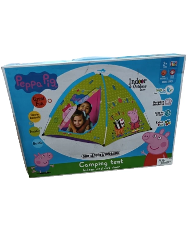 Peppa Pig Caming Tent Indoor And Out Dooe - SKU994CODE