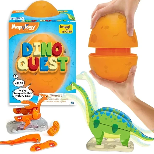 Imagimake Mapology Dino Quest - Orange, SKU396CODE