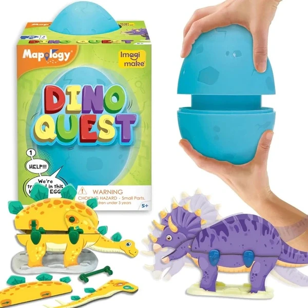 Imagimake Mapology Dino Quest - blue, SKU396CODE