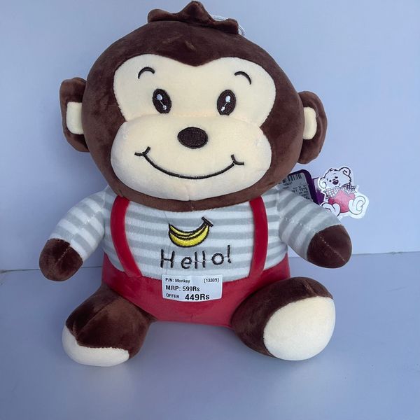 Monkey 30 Cm Soft Toy - SKU322CODE