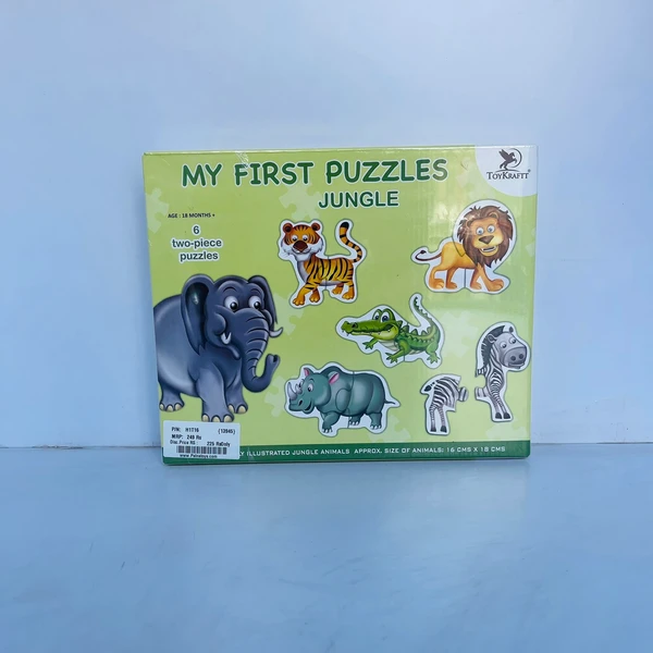 Toykraft My First Puzzle Animals - SKU168CODE