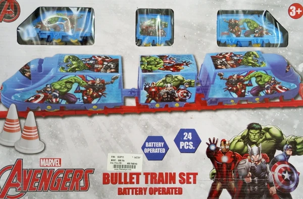 Avengers Bullet Train Set Battery Operated - SKU350CODE