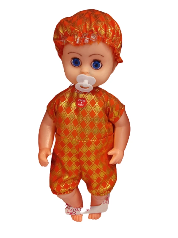 My Sweet Golu Doll - Orange, SKU392CODE