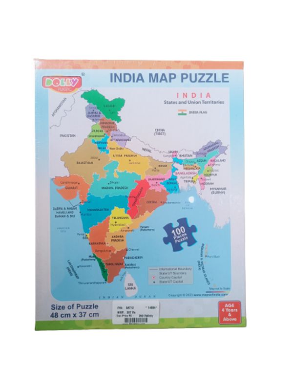 Indian And World Map Puzzle - SKU364CODE