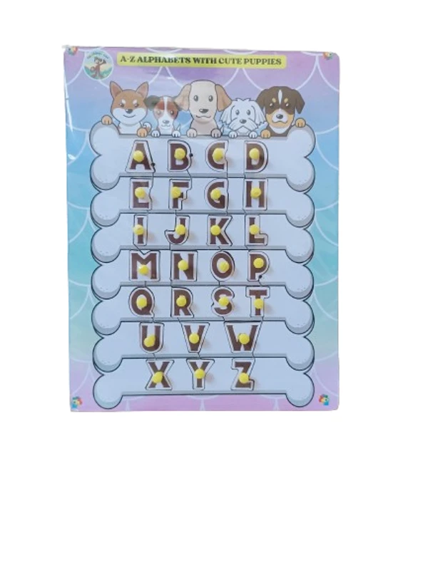 Alphabet With Cute Puppies - SKU126CODE