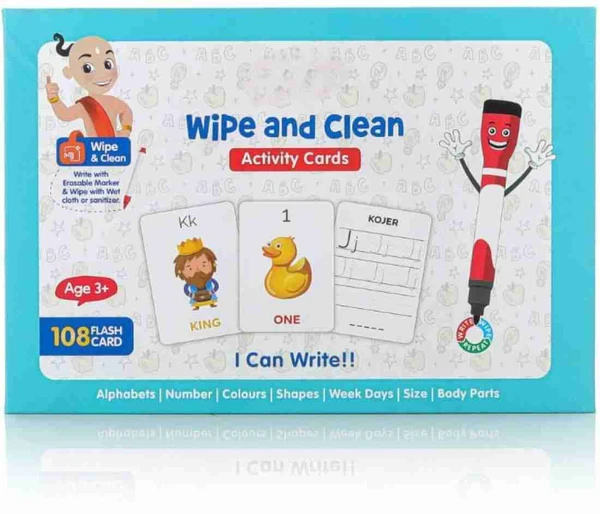 Wipe And Clean Activity Card - SKU504CODE