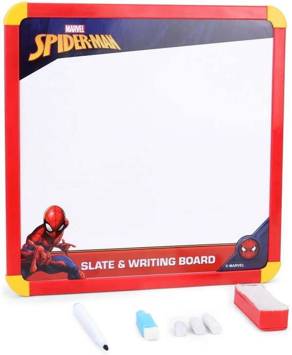 Spiderman 2 In 1 Slate And Writing Board - SKU252CODE