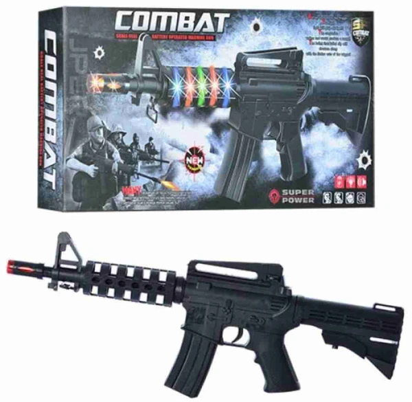 Combat Scale Real Battery Operated Machine Gun