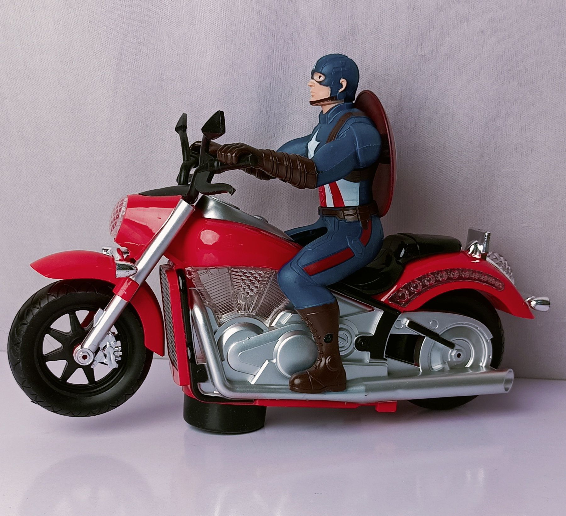 Captain america 2024 with motorcycle